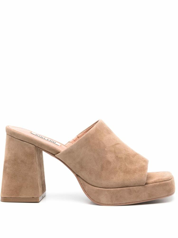 Bibi Lou platform suede mules - Neutrals Cover