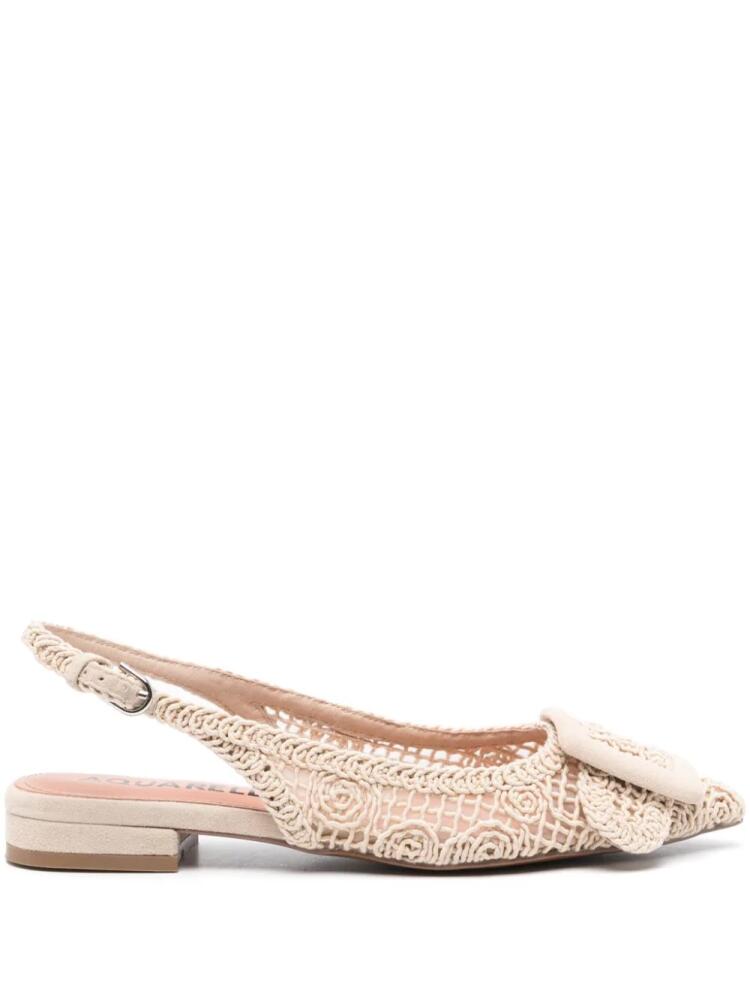 Bibi Lou Dalila interwoven-design ballerina shoes - Neutrals Cover