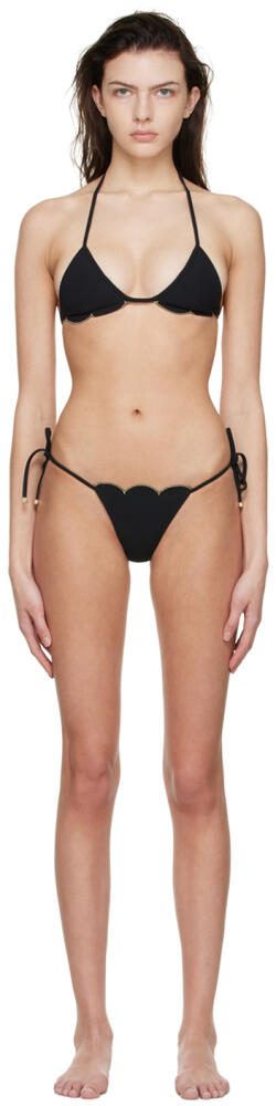 Agent Provocateur Black Lorna Bikini Top Cover