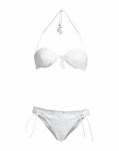 4giveness Woman Bikini White Polyamide, Elastane Cover