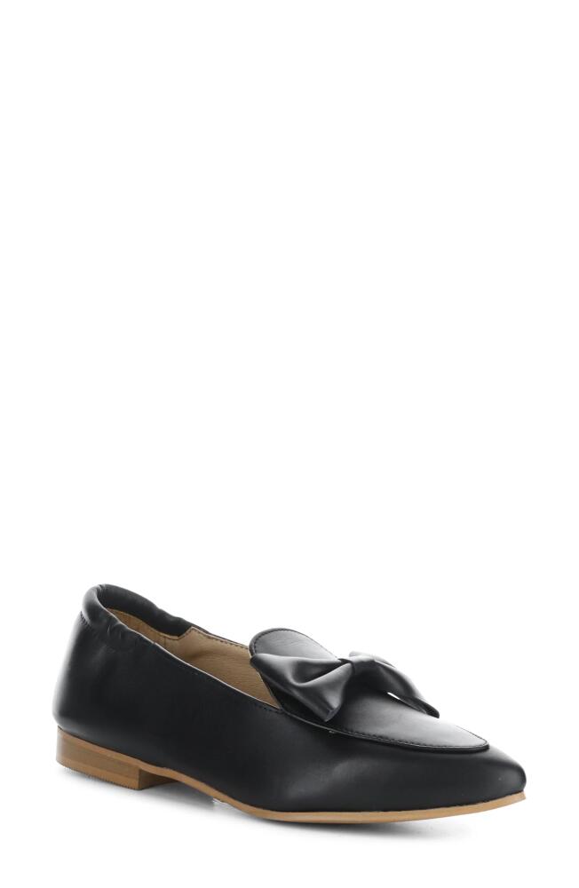 Bos. & Co. Nicole Pointed Toe Loafer in Black Cover