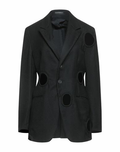 Yohji Yamamoto Woman Blazer Black Wool Cover