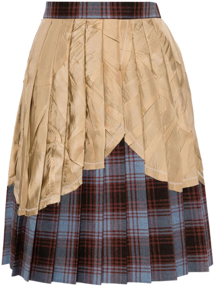 Kolor A-line skirt - Brown Cover