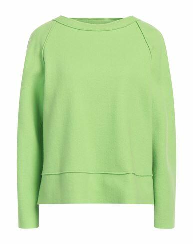 Niū Woman Sweater Acid green Virgin Wool, Polyamide Cover