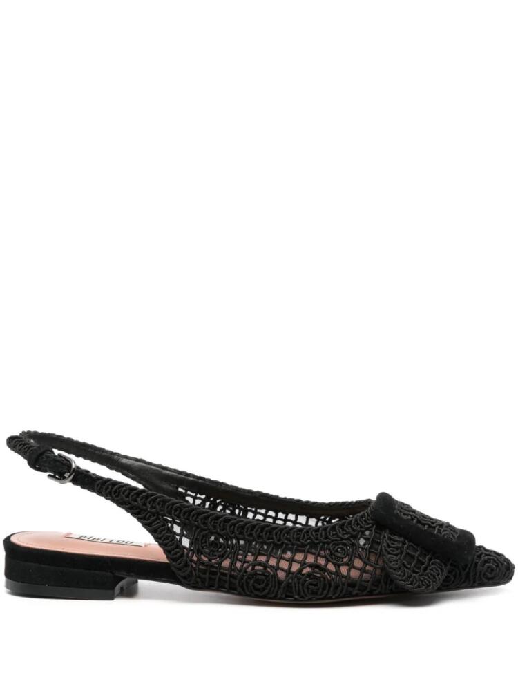 Bibi Lou Dalila slingback ballerina shoes - Black Cover