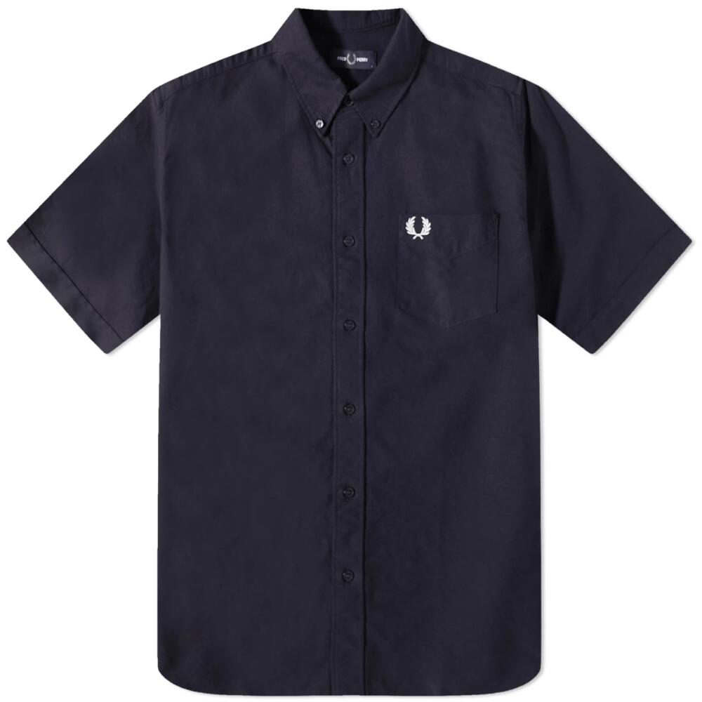 Fred Perry Men's Oxford Shirt in Navy Cover