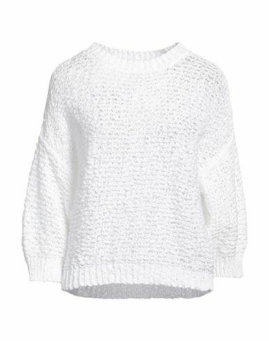 Peserico Woman Sweater White Cotton Cover