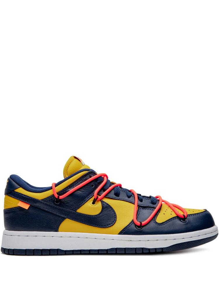 Nike X Off-White Dunk Low "University Gold" sneakers - Blue Cover