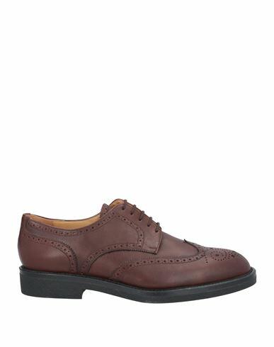 Barrett Man Lace-up shoes Brown Leather Cover