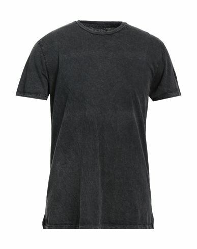 Berna Man T-shirt Steel grey Cotton Cover