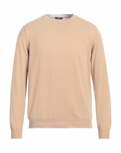 Peserico Man Sweater Sand Cotton Cover