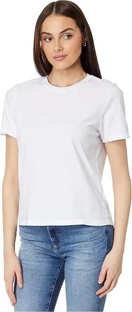 Michael Stars Becca Short Sleeve Crew Neck Tee (White) Women's Clothing Cover