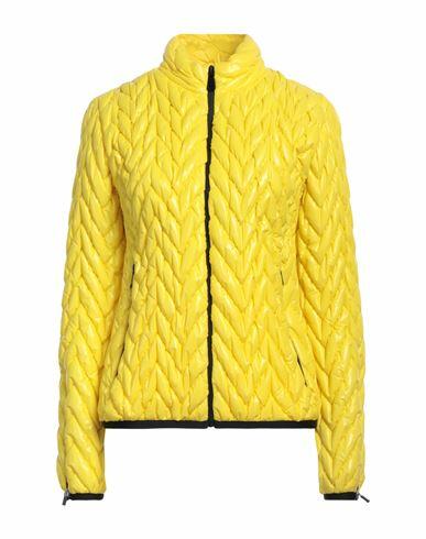 Khrisjoy Woman Jacket Yellow Polyamide Cover