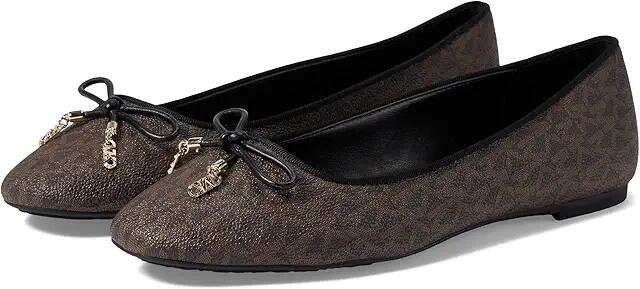 MICHAEL Michael Kors Nori Flex Flat (Brown) Women's Shoes Cover