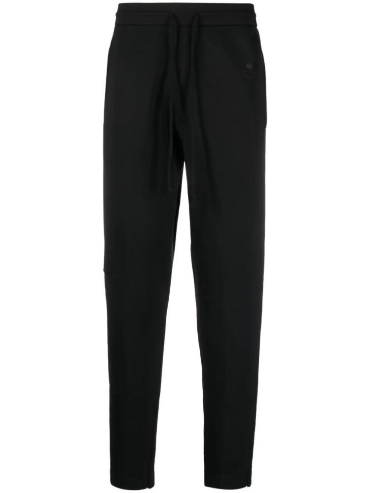 MARANT Avery logo-patch track pants - Black Cover