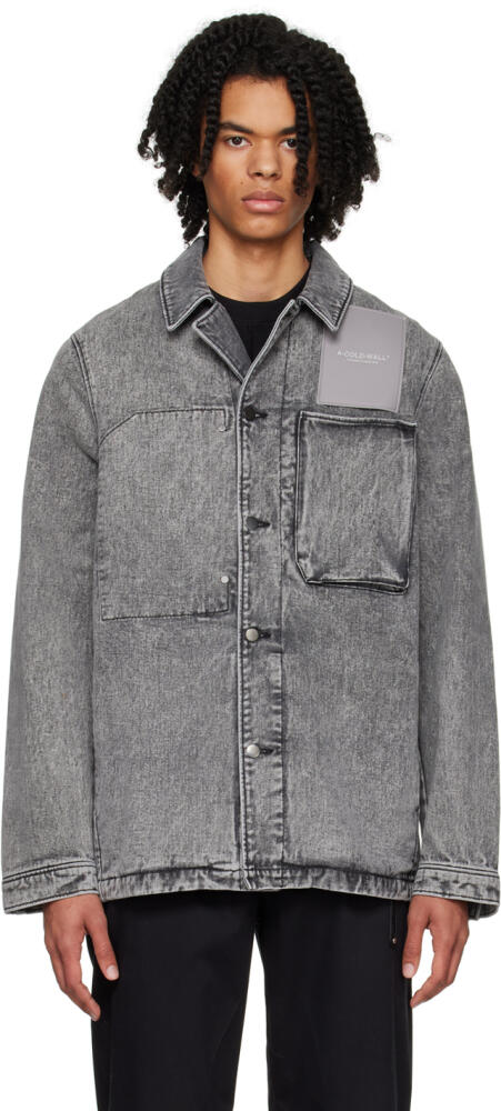 A-COLD-WALL* Gray Faded Denim Jacket Cover