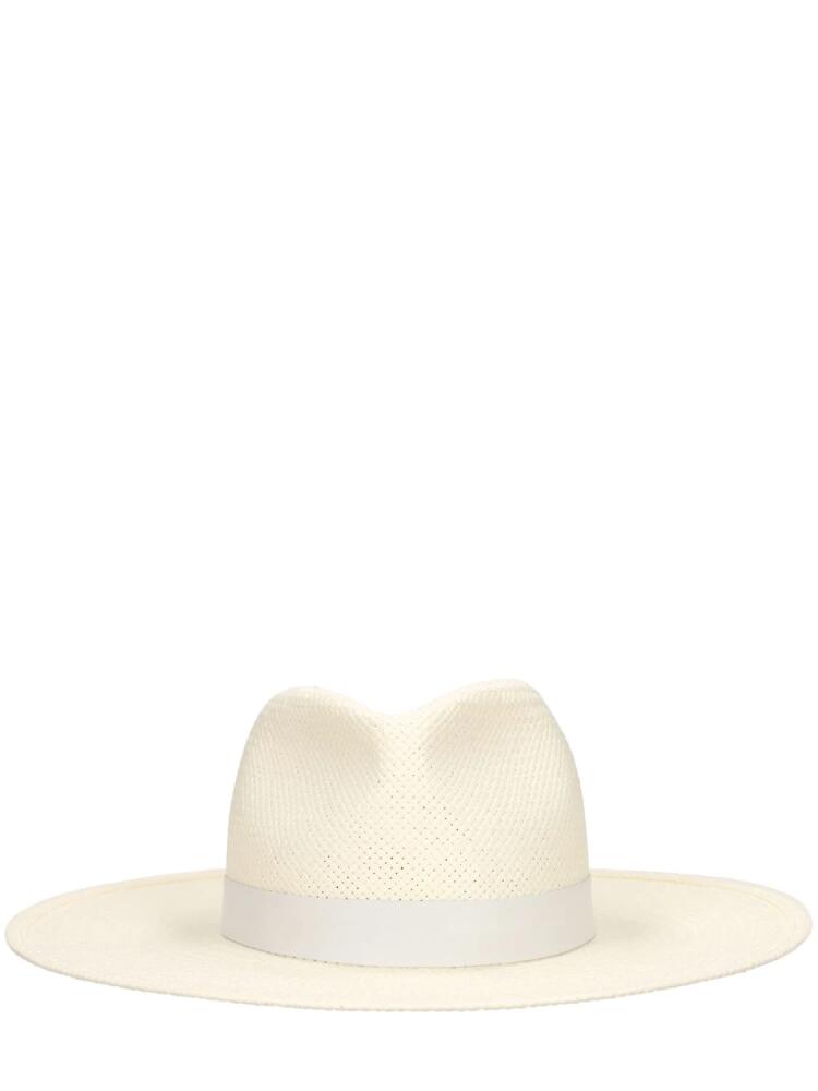 JANESSA LEONE Zoe Raffia Hat Cover