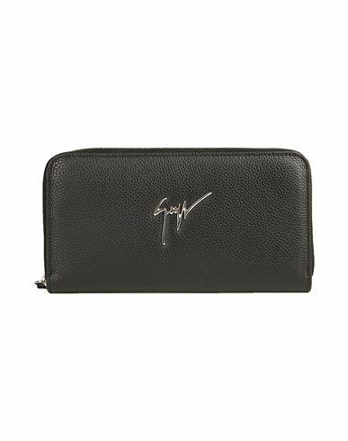 Giuseppe Zanotti Woman Wallet Black Leather Cover