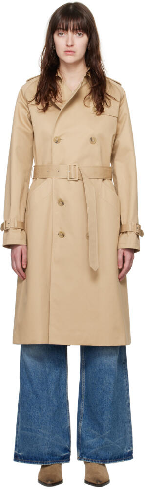 A.P.C. Beige Greta Trench Coat Cover