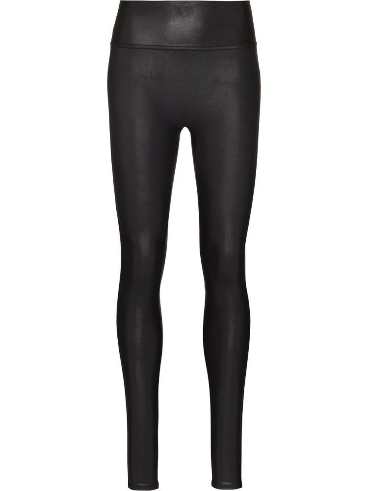 SPANX faux-leather leggings - Black Cover