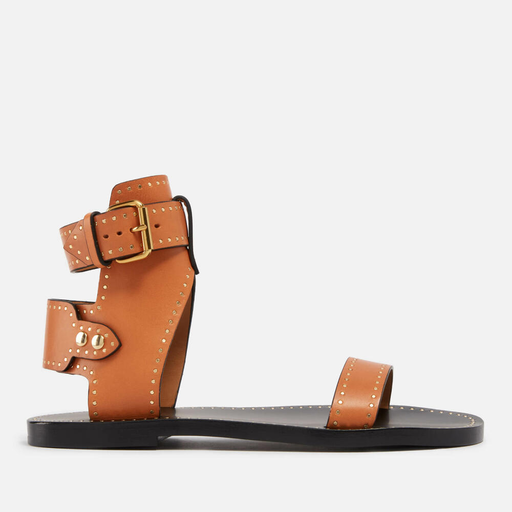 Isabel Marant Women's Janders Leather Sandals Cover