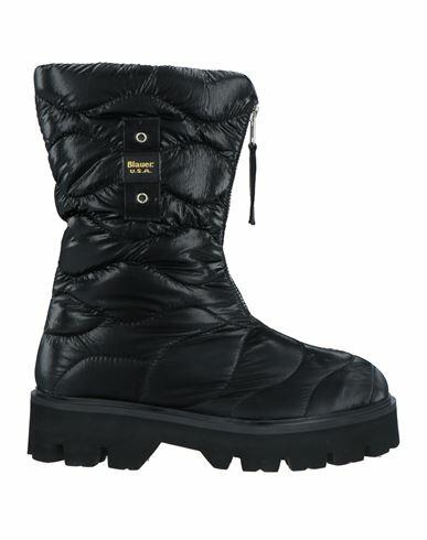 Blauer Woman Ankle boots Black Textile fibers Cover