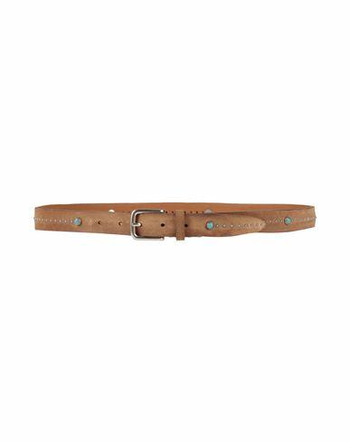 Eleventy Man Belt Camel Leather Cover