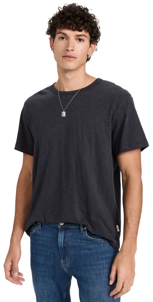 Onia Slub Scallop Tee Gunmetal Cover