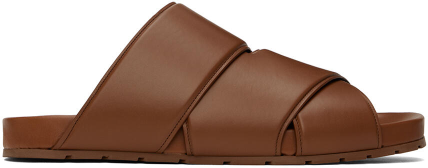 Bottega Veneta Brown Bridge Mule Sandals Cover