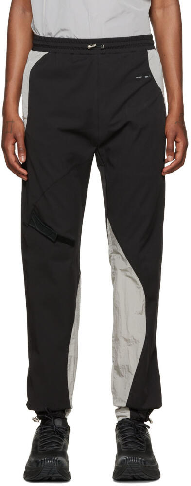 HELIOT EMIL Black Paneled Track Pants Cover