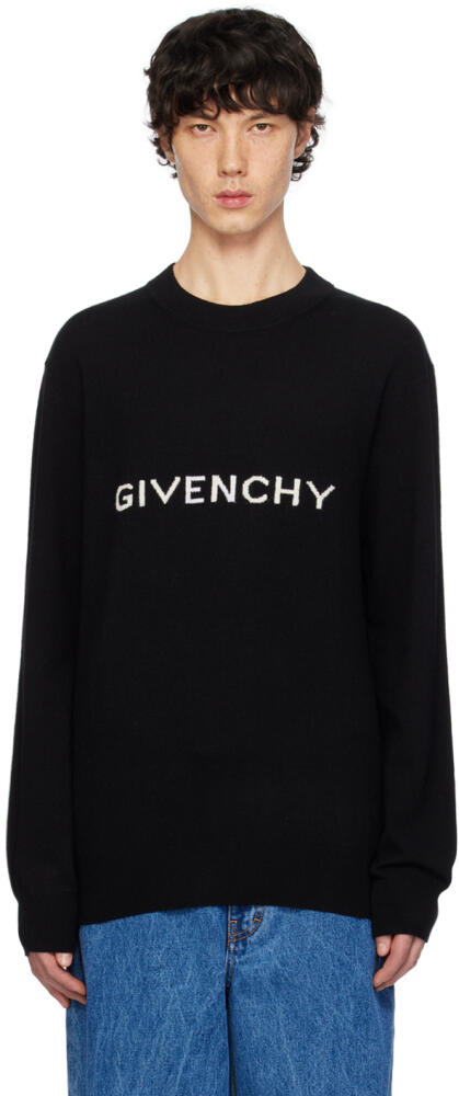 Givenchy Black Jacquard Sweater Cover