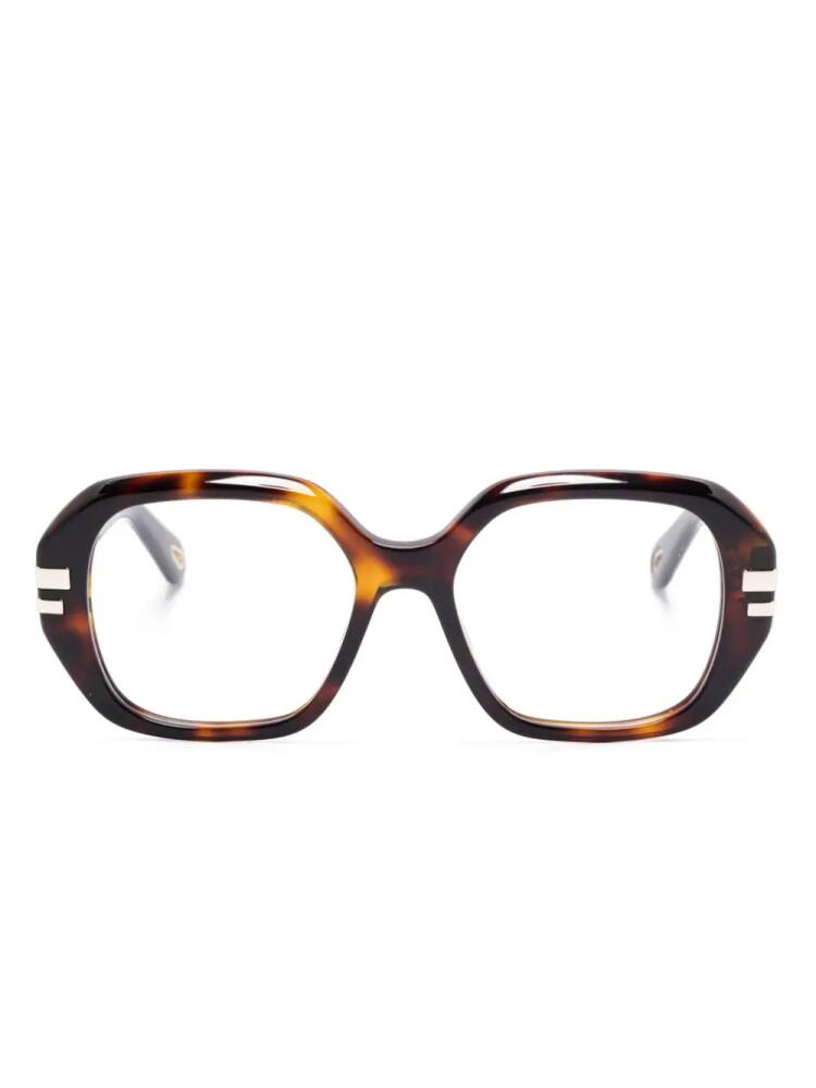 Chloé Eyewear square-frame glasses - Brown Cover