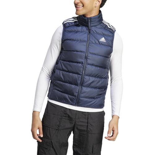 adidas Essentials 3-Stripes Light Down Vest - Mens Ink Cover