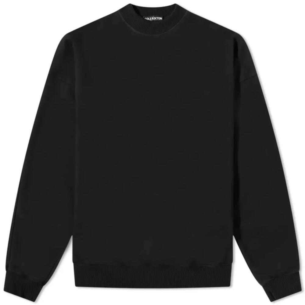 Cole Buxton Men's Warm Up Crew Sweat in Black Cover