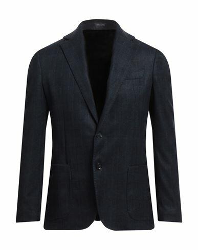 Herman & Sons Man Blazer Midnight blue Viscose, Polyamide, Elastane Cover