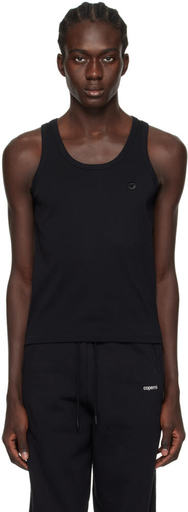 Coperni Black Embroidered Tank Top Cover