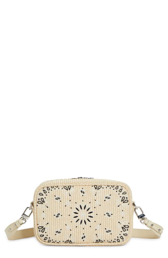 AMIRI Bandana Embroidered Camera Bag in Alabaster Cover