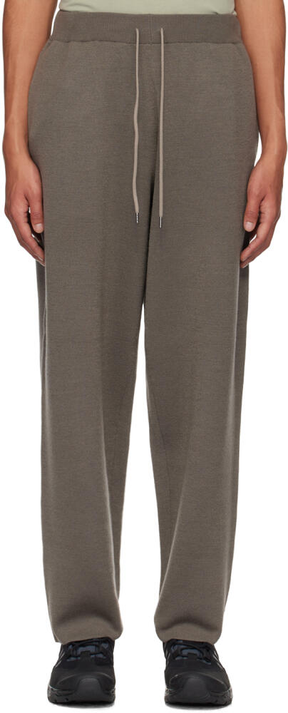 ATTACHMENT Gray Double-Face Sweatpants Cover