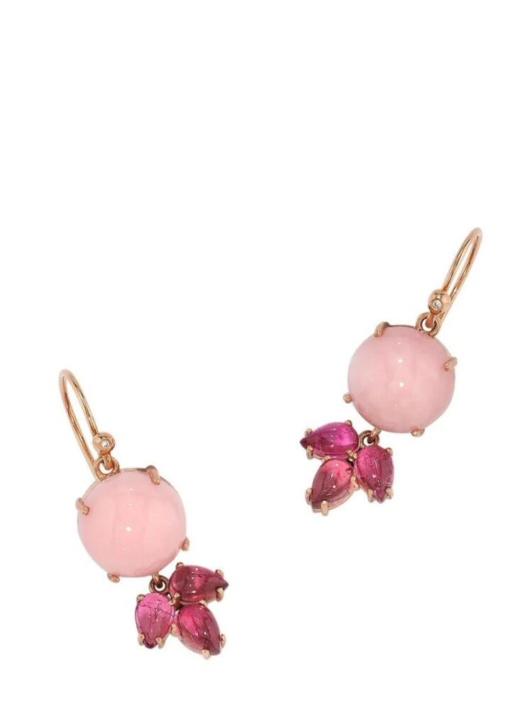 Irene Neuwirth 18kt rose gold Cabochon opal earrings - Pink Cover