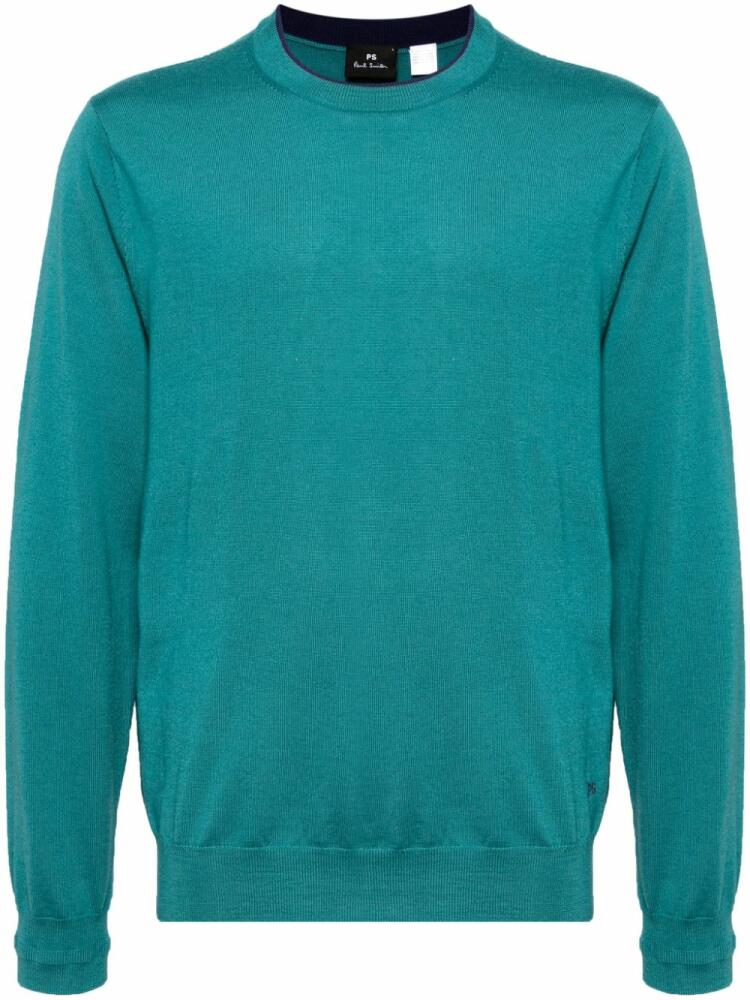 PS Paul Smith crew-neck merino wool jumper - Green Cover