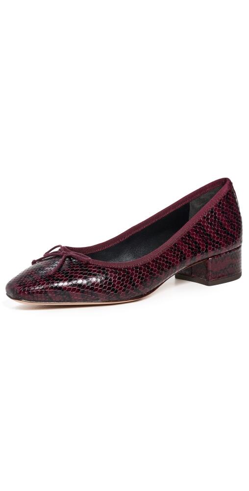 Veronica Beard Cecile Flats Wine Cover