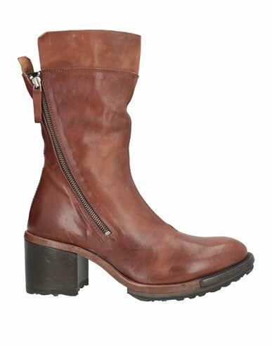 Moma Woman Ankle boots Brown Leather Cover