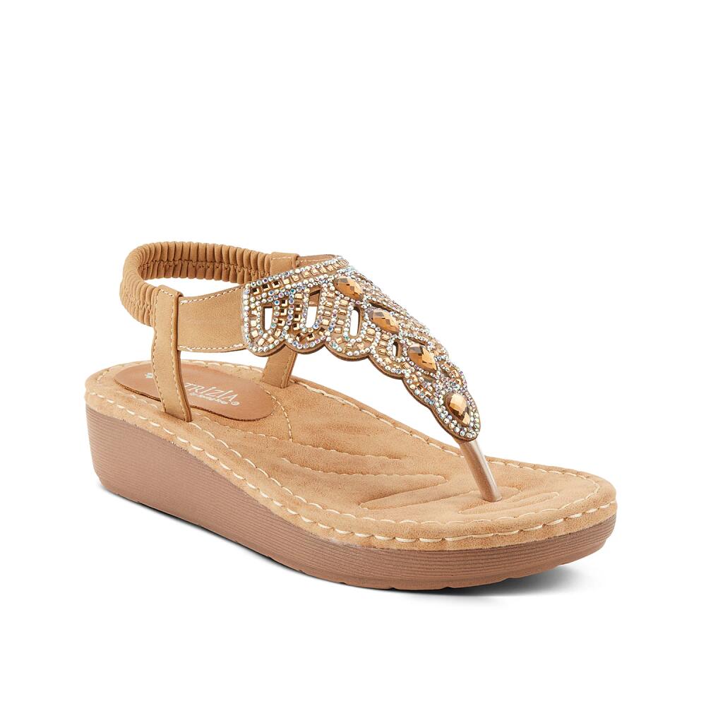 Patrizia by Spring Step Toshira Wedge Sandal | Women's | Tan Cover