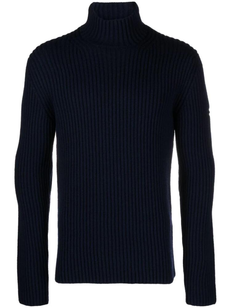 Norse Projects Hybrid mock-neck jumper - Blue Cover