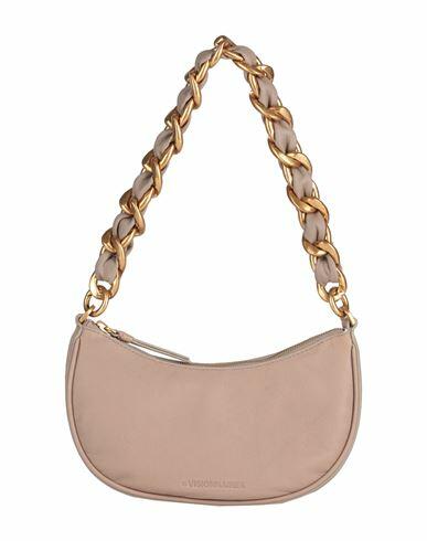 Les Visionnaires Woman Shoulder bag Light brown Bovine leather Cover