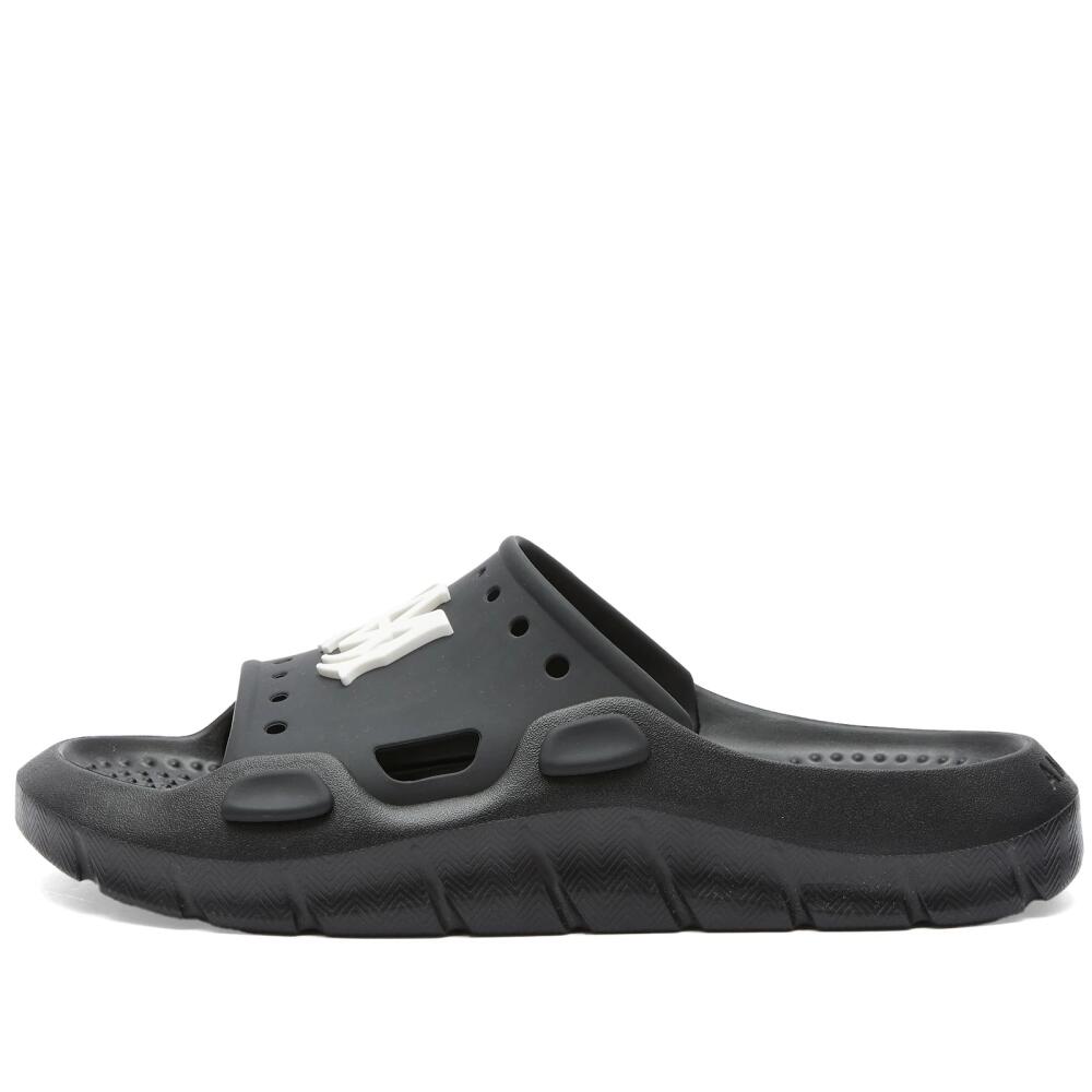 AMIRI Men's Sunday Slides in Black Rubber Cover