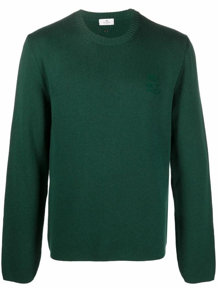 ETRO crew-neck pullover jumper - Green Cover