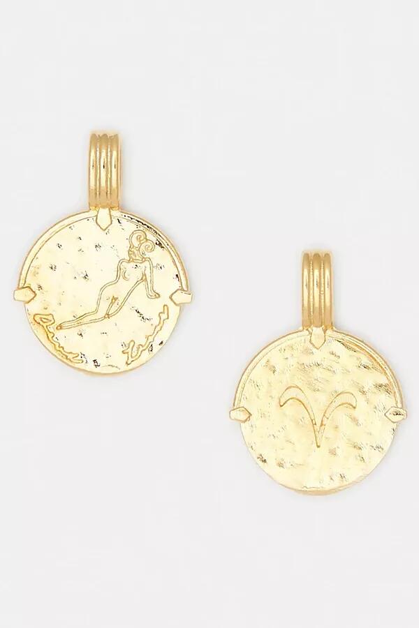 Deux Lions Jewelry Gold Zodiac Necklace Cover