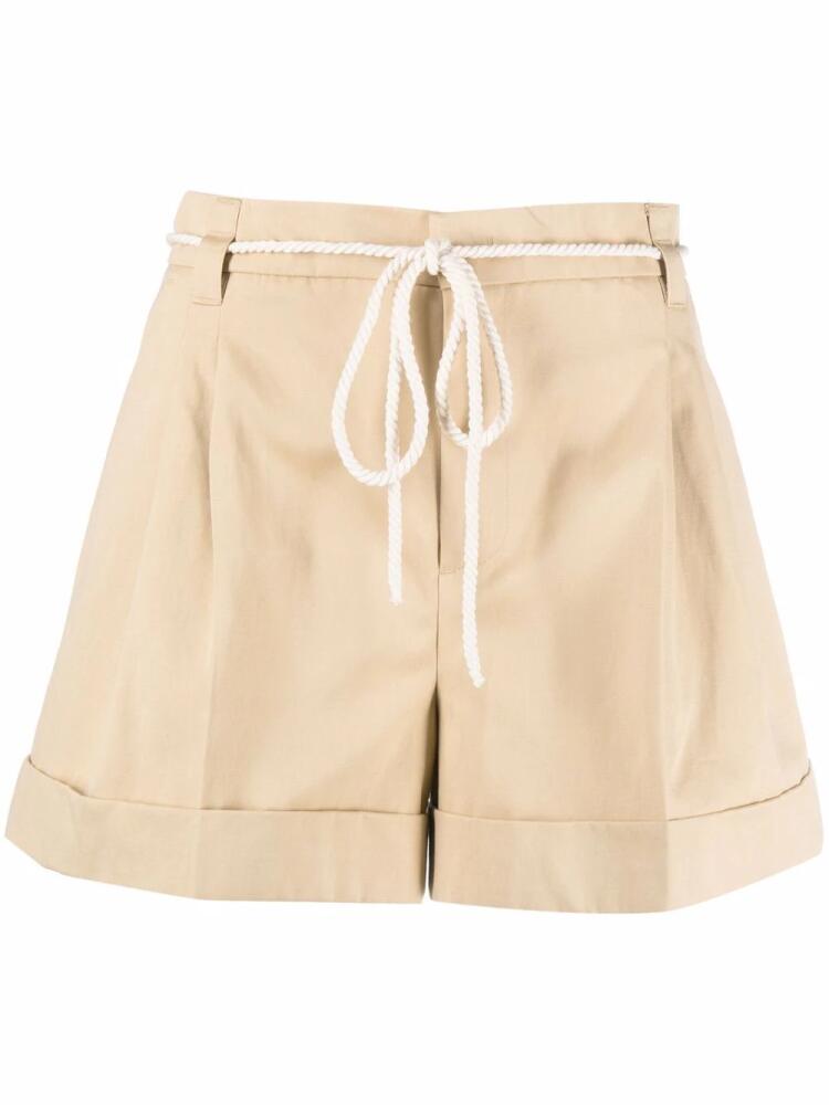 TWINSET tied-waist shorts - Neutrals Cover