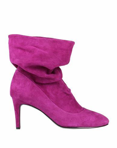 Bibi Lou Woman Ankle boots Deep purple Soft Leather Cover